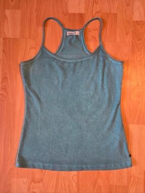 Garage racer back tank top